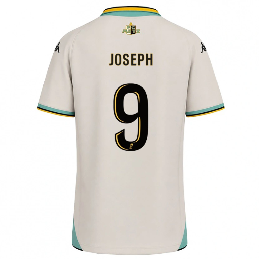 Danxen Kvinder Amélie Joseph #9 Blomsterhvid Sort Udebane Spillertrøjer 2026/27 Trøje T-Shirt