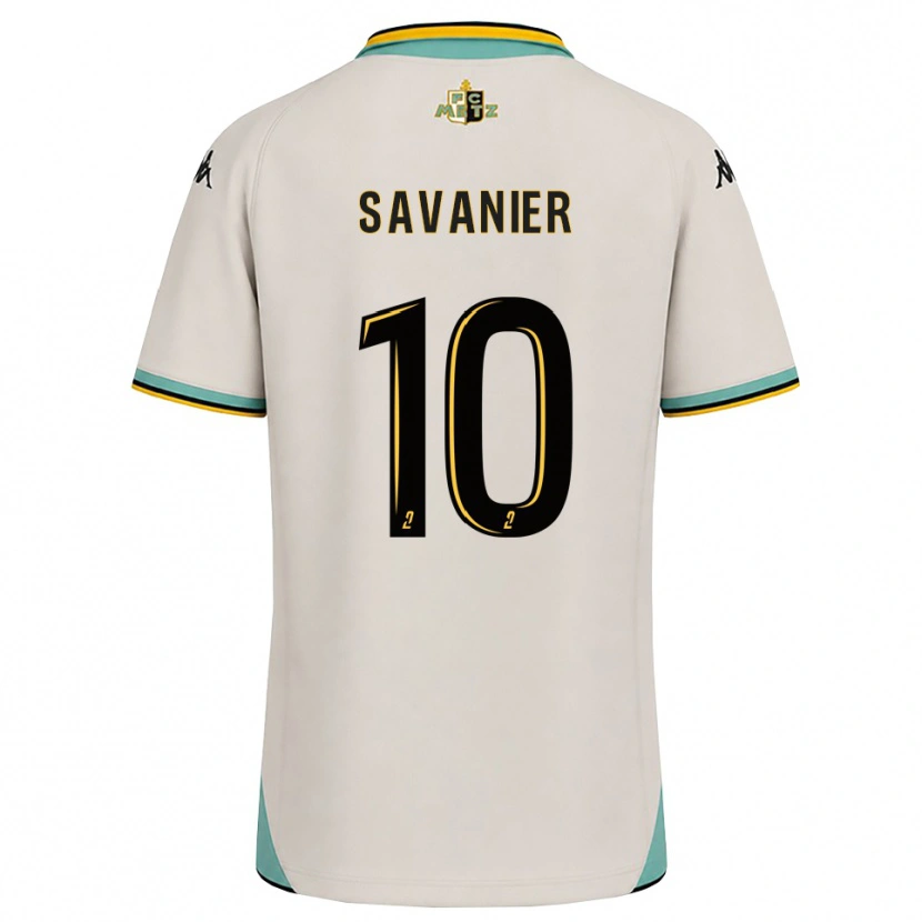 Danxen Kvinder Téji Savanier #10 Blomsterhvid Sort Udebane Spillertrøjer 2026/27 Trøje T-Shirt