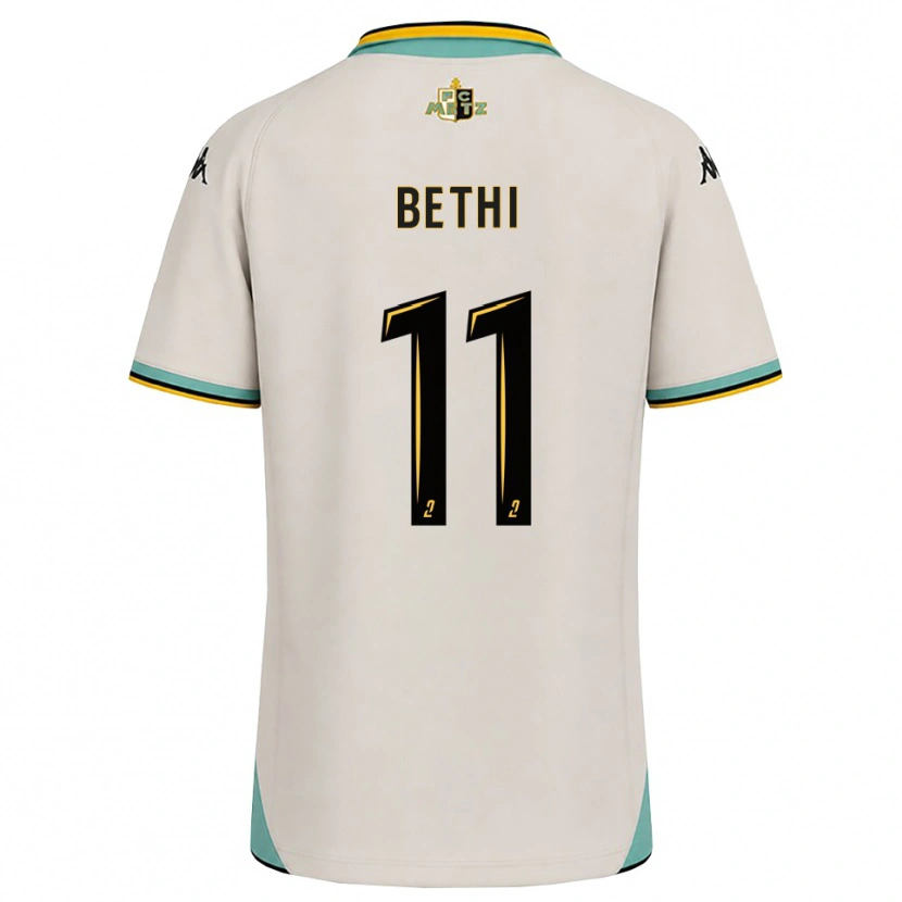 Danxen Kvinder Mélissa Bethi #11 Blomsterhvid Sort Udebane Spillertrøjer 2026/27 Trøje T-Shirt