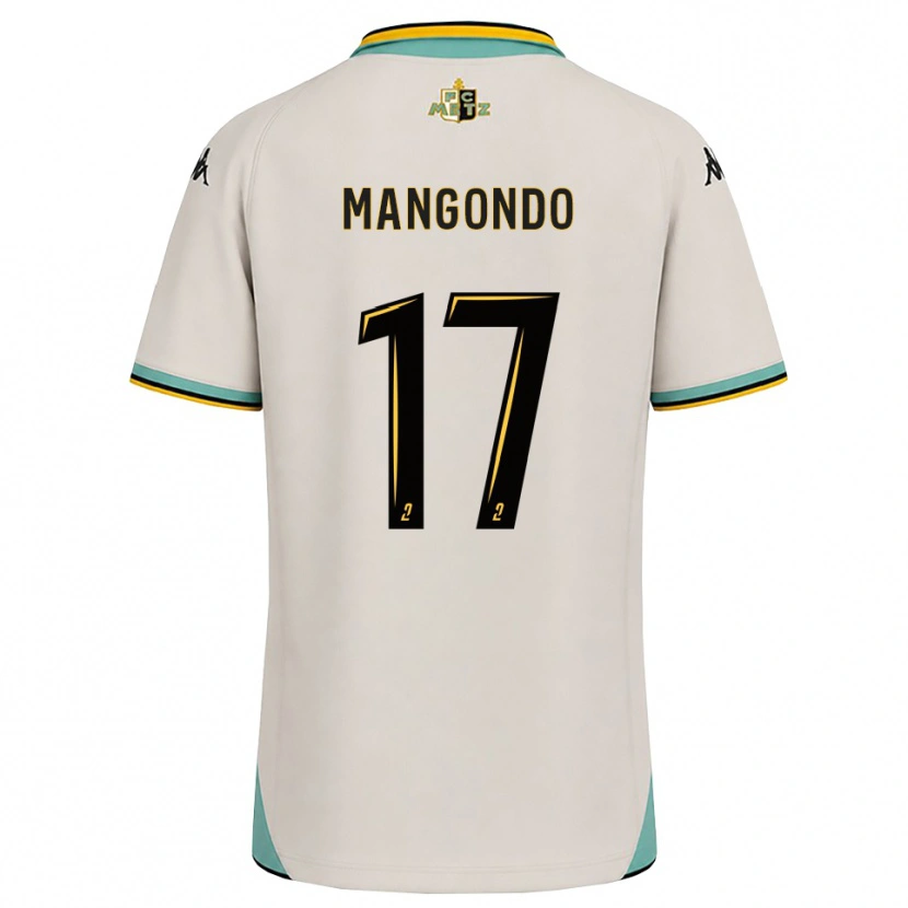 Danxen Kvinder Joseph Mangondo #17 Blomsterhvid Sort Udebane Spillertrøjer 2026/27 Trøje T-Shirt