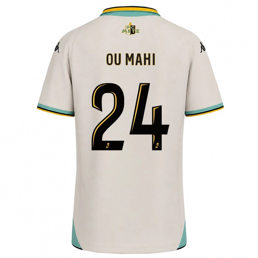 Danxen Kvinder Inès Ou Mahi #24 Blomsterhvid Sort Udebane Spillertrøjer 2026/27 Trøje T-Shirt