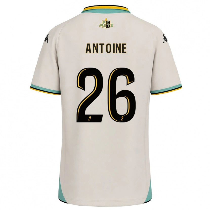 Danxen Kvinder Maud Antoine #26 Blomsterhvid Sort Udebane Spillertrøjer 2026/27 Trøje T-Shirt
