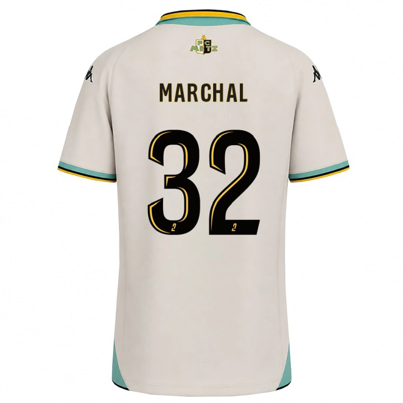 Danxen Kvinder Adam Marchal #32 Blomsterhvid Sort Udebane Spillertrøjer 2026/27 Trøje T-Shirt