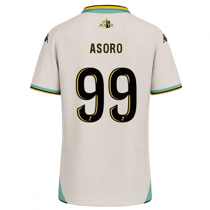 Danxen Kvinder Joel Asoro #99 Blomsterhvid Sort Udebane Spillertrøjer 2026/27 Trøje T-Shirt