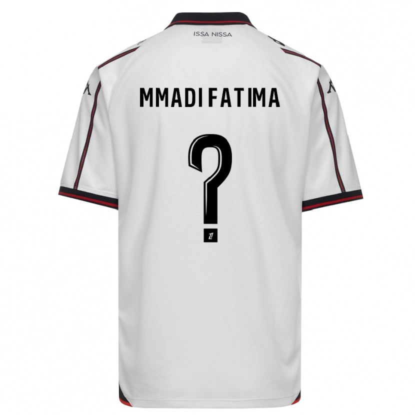 Danxen Kvinder Ismael Mmadi Fatima #0 Sort Hvid Udebane Spillertrøjer 2026/27 Trøje T-Shirt