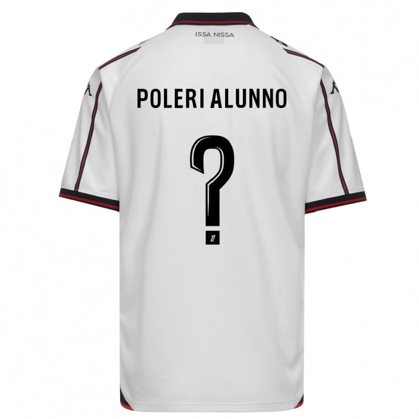 Danxen Kvinder Mathis Poleri Alunno #0 Sort Hvid Udebane Spillertrøjer 2026/27 Trøje T-Shirt