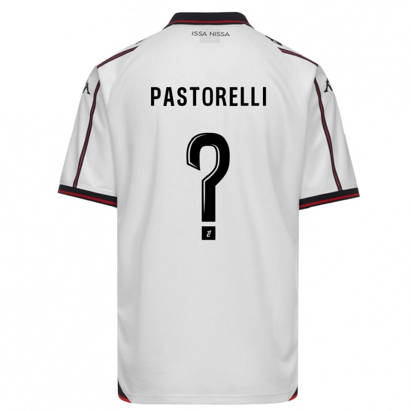 Danxen Kvinder Julien Pastorelli #0 Sort Hvid Udebane Spillertrøjer 2026/27 Trøje T-Shirt