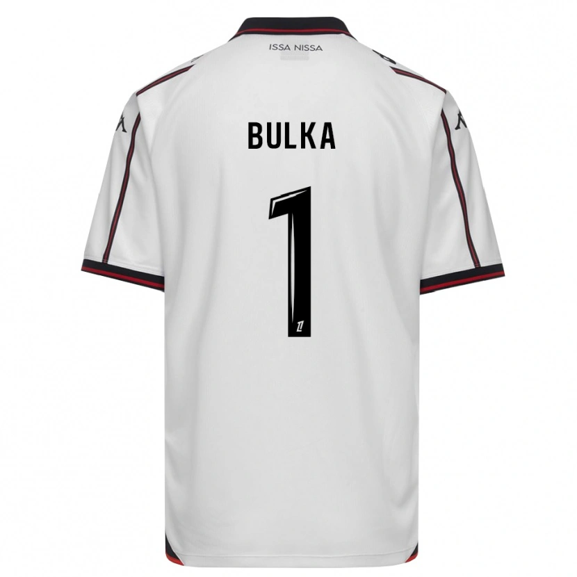 Danxen Kvinder Marcin Bulka #1 Sort Hvid Udebane Spillertrøjer 2026/27 Trøje T-Shirt