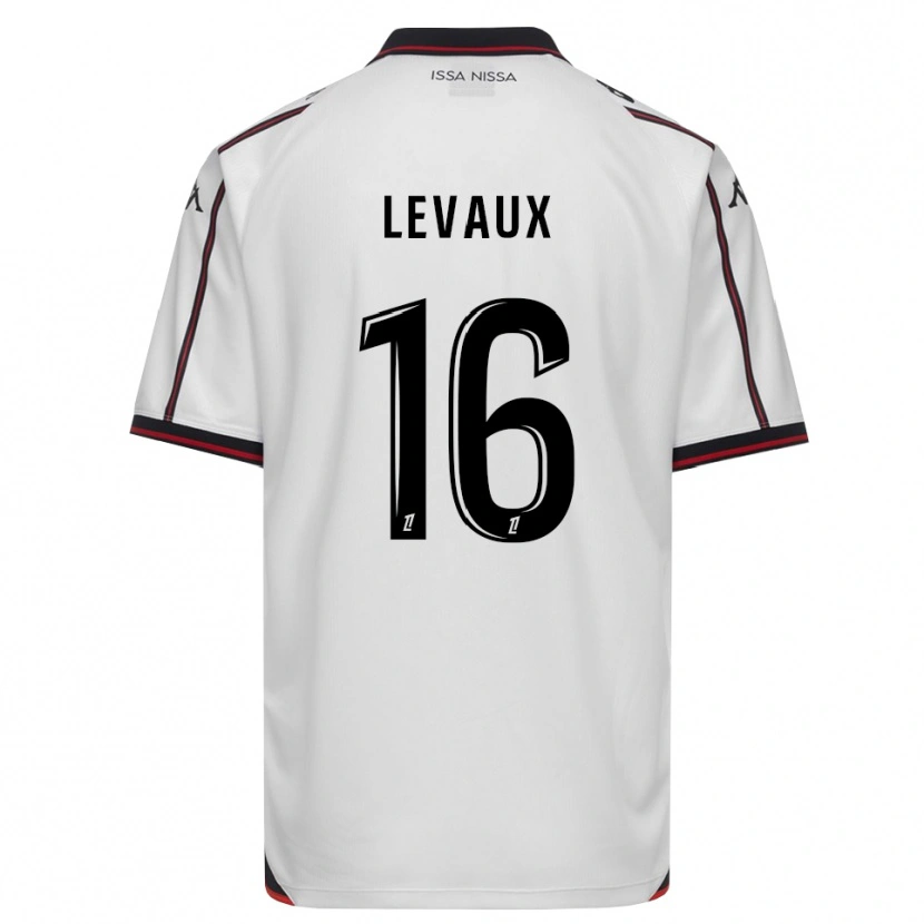 Danxen Kvinder Lana Levaux #16 Sort Hvid Udebane Spillertrøjer 2026/27 Trøje T-Shirt