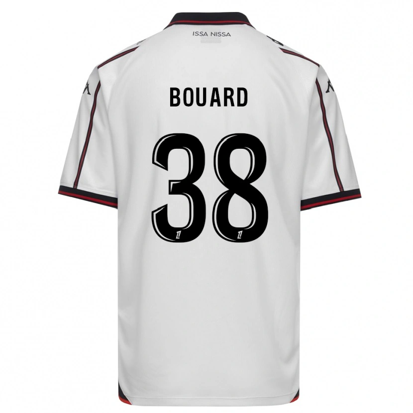 Danxen Kvinder Enguerrand Bouard #38 Sort Hvid Udebane Spillertrøjer 2026/27 Trøje T-Shirt