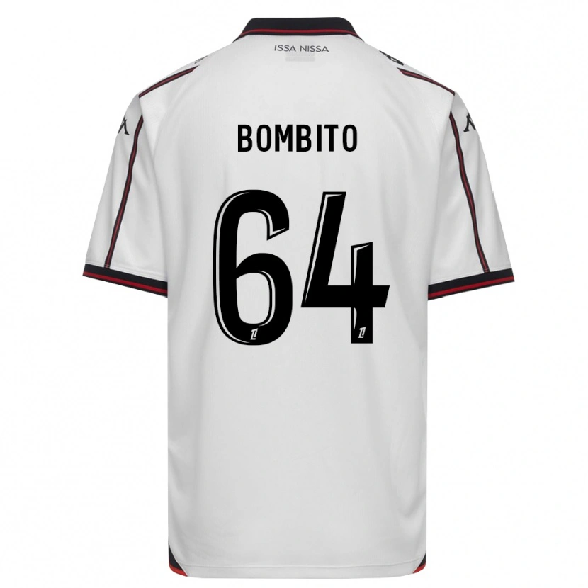 Danxen Kvinder Moïse Bombito #64 Sort Hvid Udebane Spillertrøjer 2026/27 Trøje T-Shirt