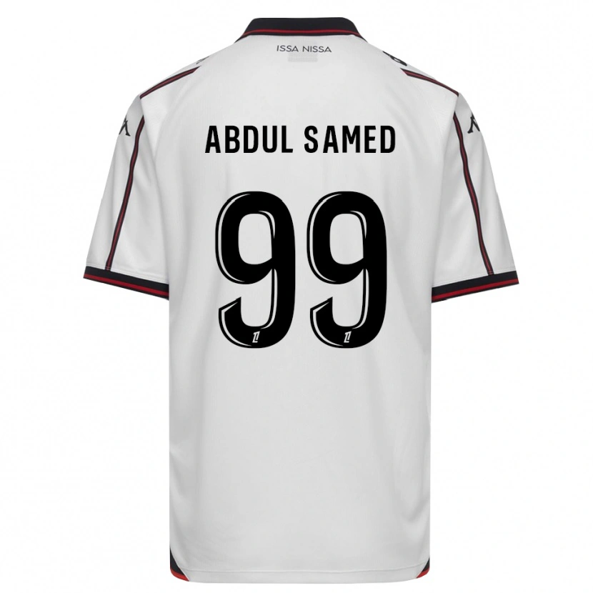 Danxen Kvinder Salis Abdul Samed #99 Sort Hvid Udebane Spillertrøjer 2026/27 Trøje T-Shirt