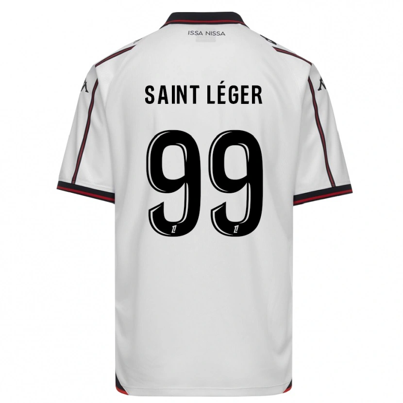 Danxen Kvinder Maureen Saint Léger #99 Sort Hvid Udebane Spillertrøjer 2026/27 Trøje T-Shirt