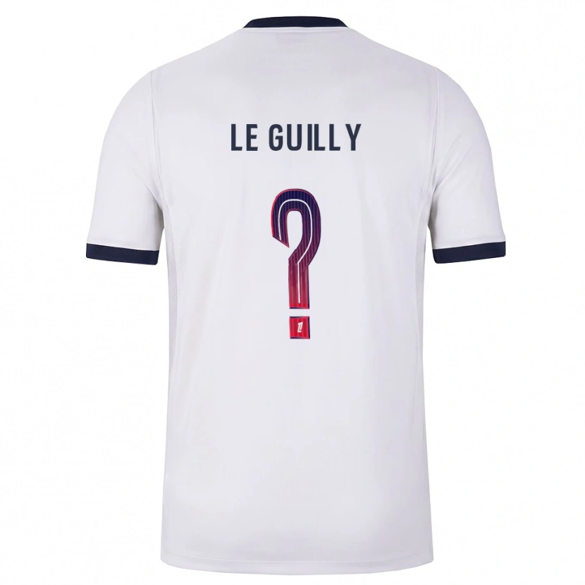 Danxen Kvinder Eden Le Guilly #0 Hvid Sort Rød Udebane Spillertrøjer 2026/27 Trøje T-Shirt