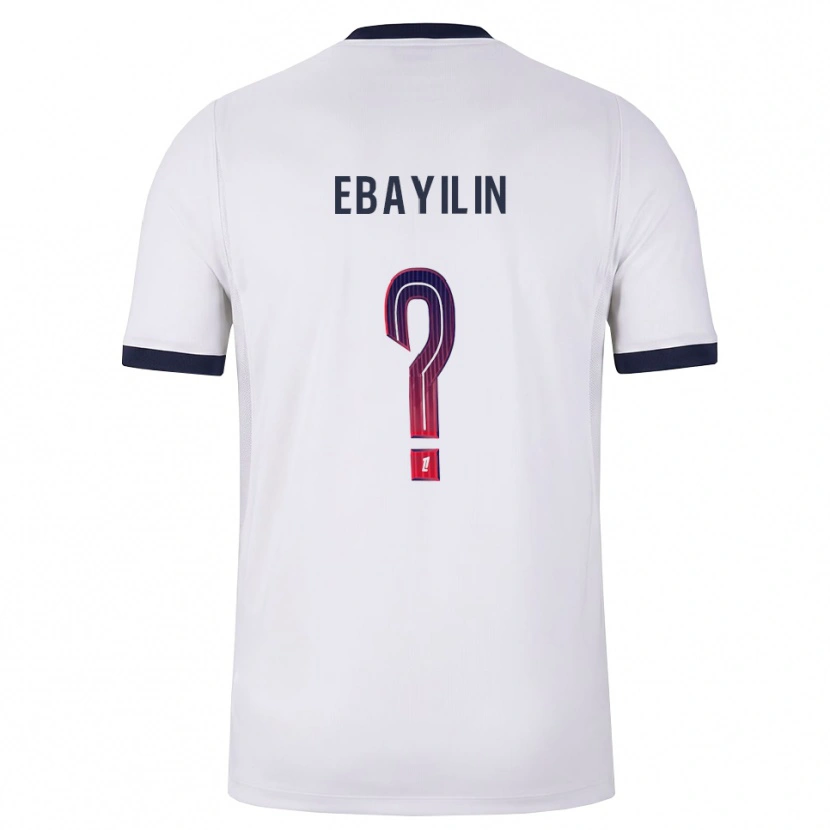 Danxen Kvinder Anais Ebayilin #0 Hvid Sort Rød Udebane Spillertrøjer 2026/27 Trøje T-Shirt