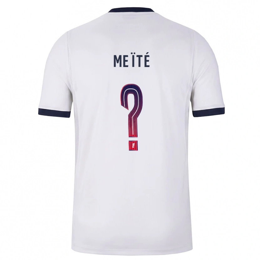 Danxen Kvinder Mamadou Meïté #0 Hvid Sort Rød Udebane Spillertrøjer 2026/27 Trøje T-Shirt