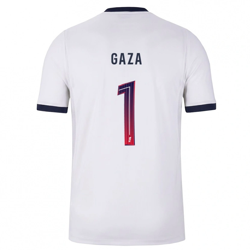 Danxen Kvinder Johnny Gaza #1 Hvid Sort Rød Udebane Spillertrøjer 2026/27 Trøje T-Shirt