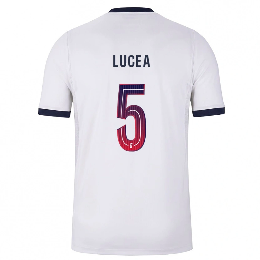 Danxen Kvinder Dimitri Lucea #5 Hvid Sort Rød Udebane Spillertrøjer 2026/27 Trøje T-Shirt