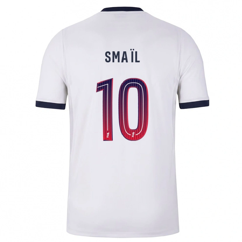Danxen Kvinder Walid Smaïl #10 Hvid Sort Rød Udebane Spillertrøjer 2026/27 Trøje T-Shirt