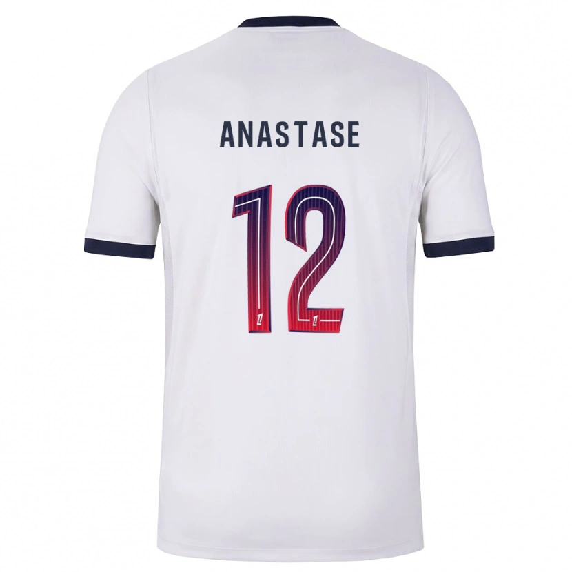 Danxen Kvinder Kenji Anastase #12 Hvid Sort Rød Udebane Spillertrøjer 2026/27 Trøje T-Shirt