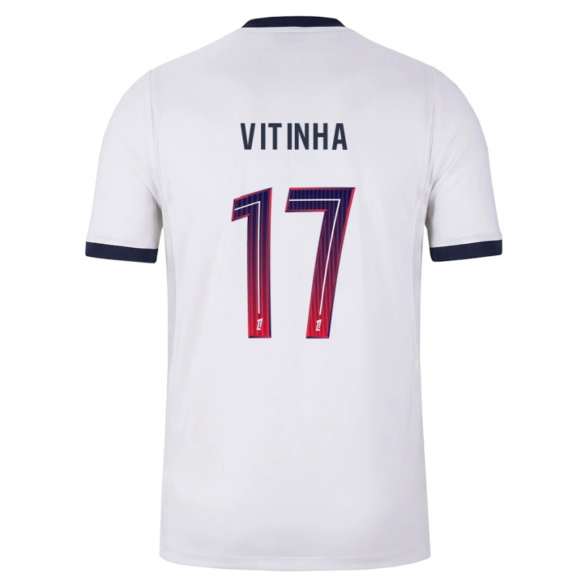 Danxen Kvinder Vítor Machado Ferreira #17 Hvid Sort Rød Udebane Spillertrøjer 2026/27 Trøje T-Shirt