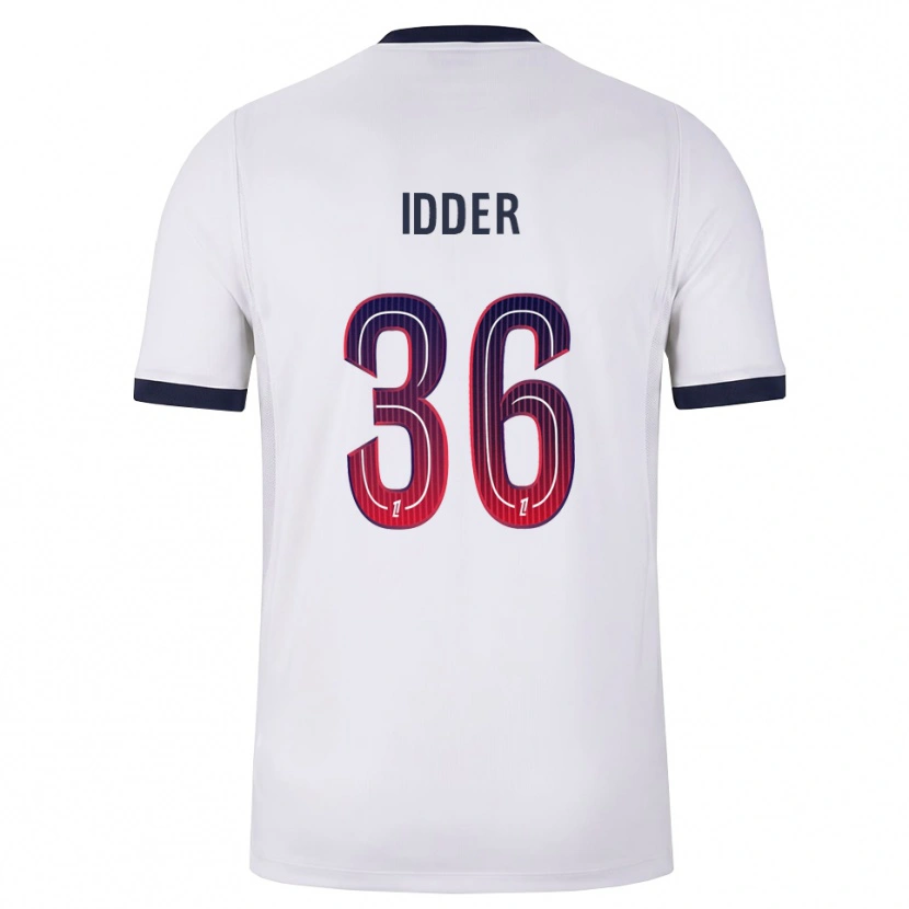 Danxen Kvinder Younes Idder #36 Hvid Sort Rød Udebane Spillertrøjer 2026/27 Trøje T-Shirt