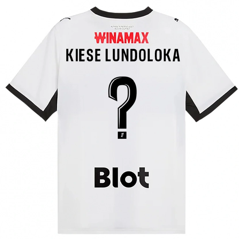 Danxen Kvinder Jeanslor Kiese Lundoloka #0 Sort Hvid Rød Udebane Spillertrøjer 2026/27 Trøje T-Shirt