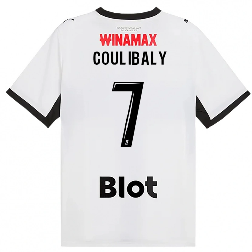 Danxen Kvinder Boukary Coulibaly #7 Sort Hvid Rød Udebane Spillertrøjer 2026/27 Trøje T-Shirt