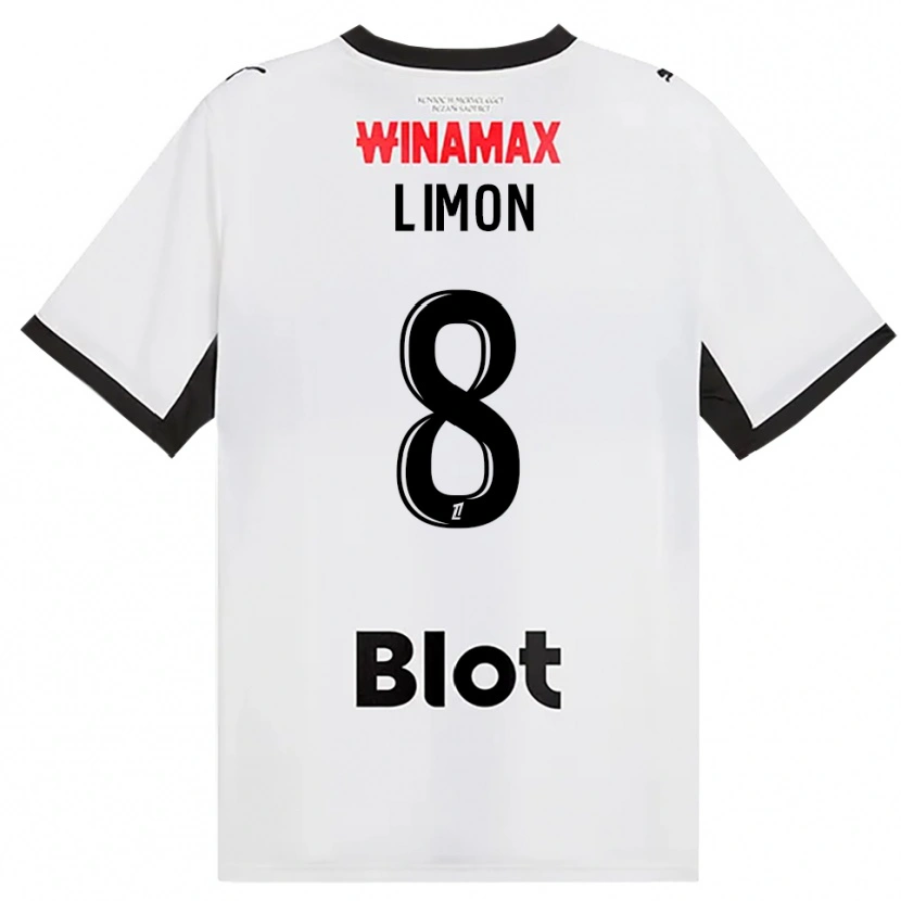 Danxen Kvinder Paolo Limon #8 Sort Hvid Rød Udebane Spillertrøjer 2026/27 Trøje T-Shirt