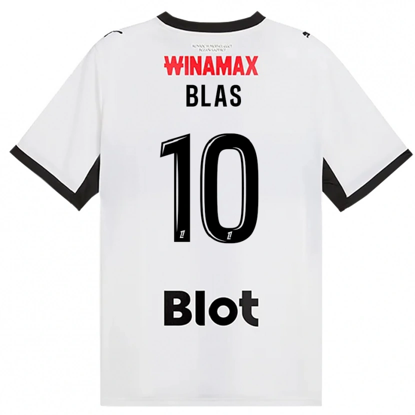Danxen Kvinder Ludovic Blas #10 Sort Hvid Rød Udebane Spillertrøjer 2026/27 Trøje T-Shirt