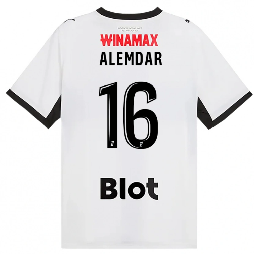 Danxen Kvinder Doğan Alemdar #16 Sort Hvid Rød Udebane Spillertrøjer 2026/27 Trøje T-Shirt