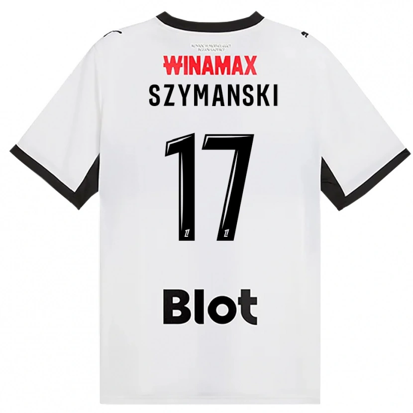 Danxen Kvinder Sebastian Szymanski #17 Sort Hvid Rød Udebane Spillertrøjer 2026/27 Trøje T-Shirt