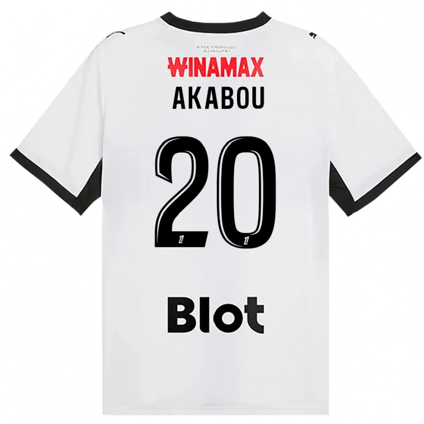 Danxen Kvinder Ayoub Akabou #20 Sort Hvid Rød Udebane Spillertrøjer 2026/27 Trøje T-Shirt