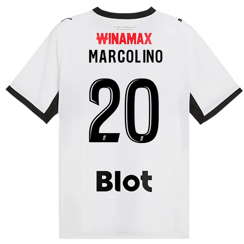Danxen Kvinder Henrick Do Marcolino #20 Sort Hvid Rød Udebane Spillertrøjer 2026/27 Trøje T-Shirt