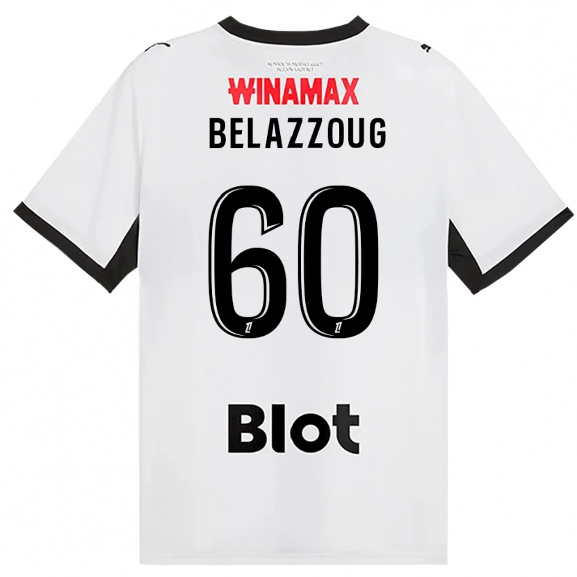 Danxen Kvinder Kilian Belazzoug #60 Sort Hvid Rød Udebane Spillertrøjer 2026/27 Trøje T-Shirt