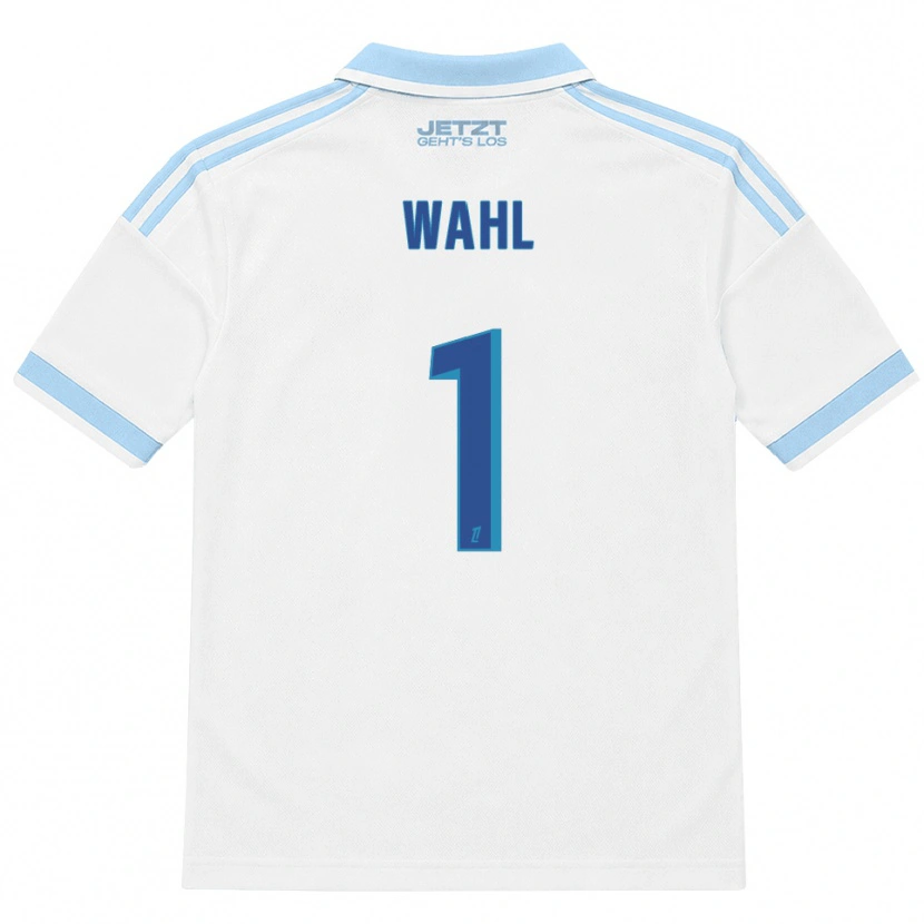 Danxen Kvinder Manon Wahl #1 Lys Himmelblå Hvid Rød Udebane Spillertrøjer 2026/27 Trøje T-Shirt