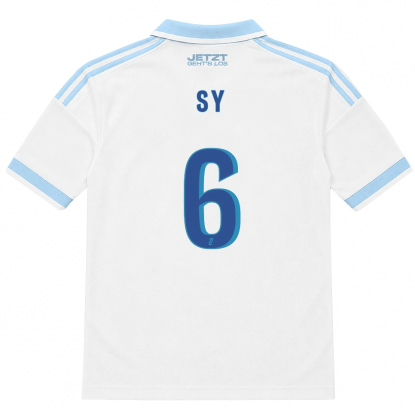 Danxen Kvinder Demba Sy #6 Lys Himmelblå Hvid Rød Udebane Spillertrøjer 2026/27 Trøje T-Shirt