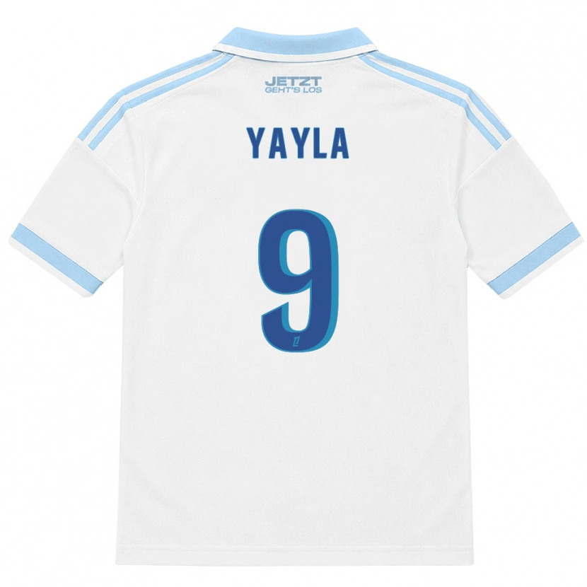 Danxen Kvinder Ahmet Yayla #9 Lys Himmelblå Hvid Rød Udebane Spillertrøjer 2026/27 Trøje T-Shirt
