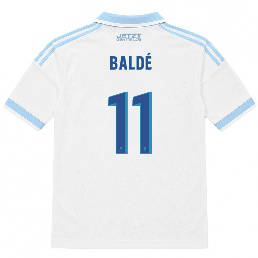 Danxen Kvinder Fatoumata Baldé #11 Lys Himmelblå Hvid Rød Udebane Spillertrøjer 2026/27 Trøje T-Shirt