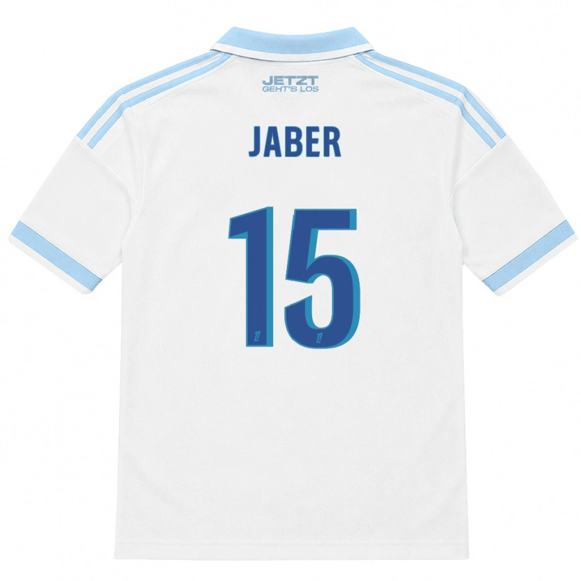 Danxen Kvinder Wissem Jaber #15 Lys Himmelblå Hvid Rød Udebane Spillertrøjer 2026/27 Trøje T-Shirt