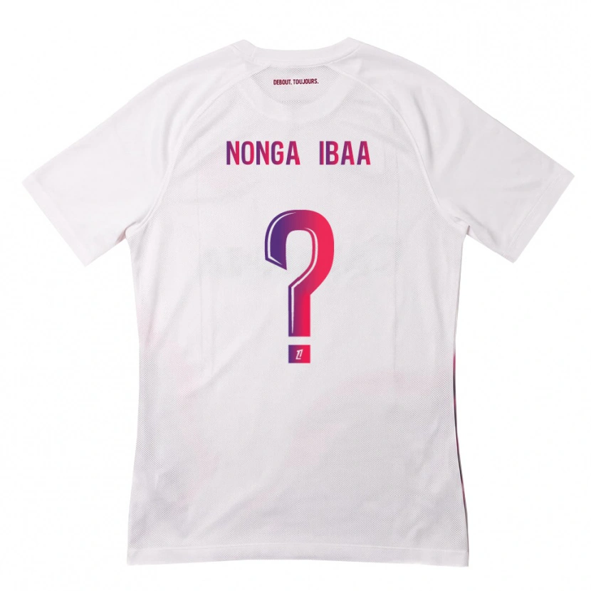 Danxen Kvinder Alou Nonga Ibaa #0 Hvid Pink Lilla Udebane Spillertrøjer 2026/27 Trøje T-Shirt