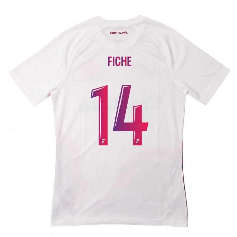 Danxen Kvinder Anis Fiche #14 Hvid Pink Lilla Udebane Spillertrøjer 2026/27 Trøje T-Shirt