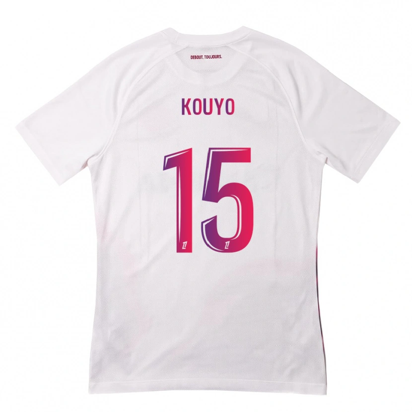 Danxen Kvinder Dan Kouyo #15 Hvid Pink Lilla Udebane Spillertrøjer 2026/27 Trøje T-Shirt