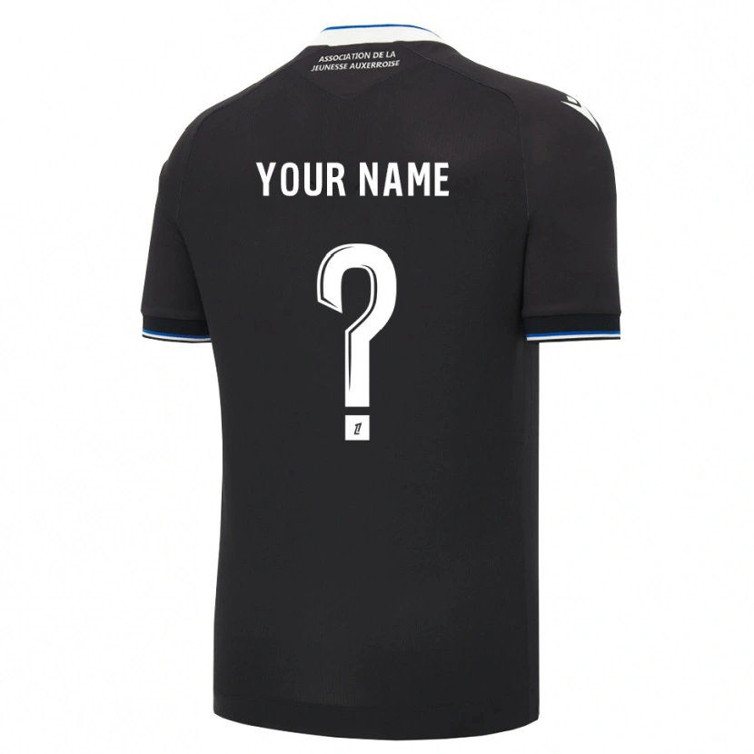 Danxen Kvinder Dit Navn #0 Sort Blå Hvid Udebane Spillertrøjer 2026/27 Trøje T-Shirt