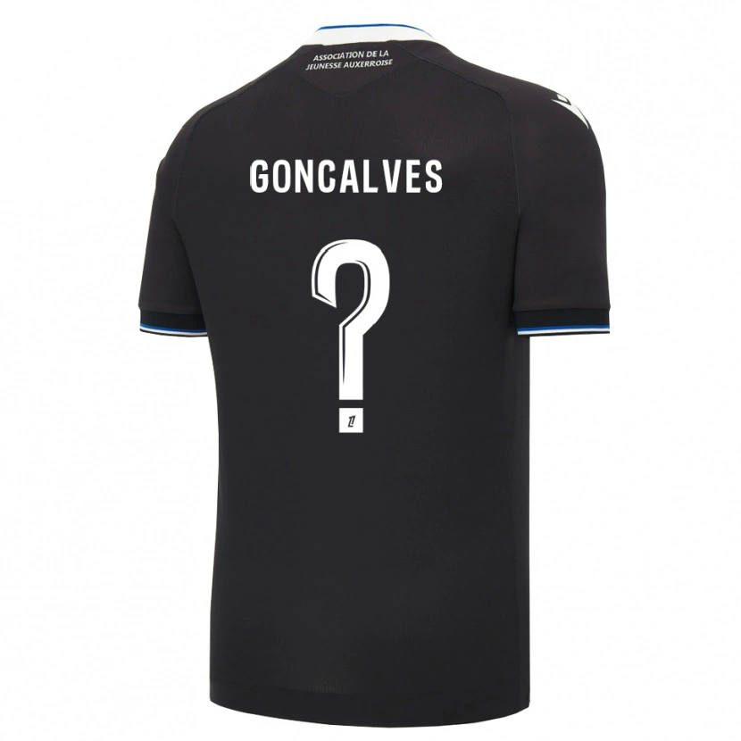 Danxen Kvinder Sorène Goncalves #0 Sort Blå Hvid Udebane Spillertrøjer 2026/27 Trøje T-Shirt