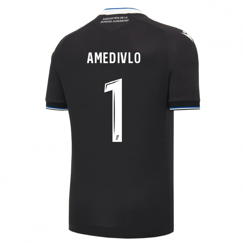 Danxen Kvinder Rayann Amedivlo #1 Sort Blå Hvid Udebane Spillertrøjer 2026/27 Trøje T-Shirt