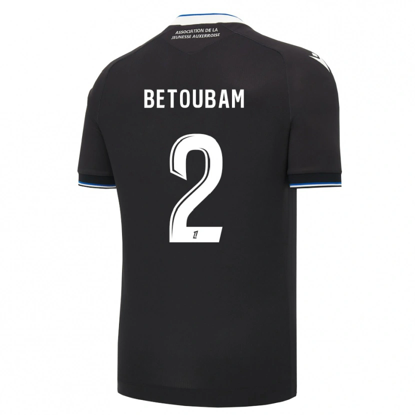 Danxen Kvinder Clément Betoubam #2 Sort Blå Hvid Udebane Spillertrøjer 2026/27 Trøje T-Shirt