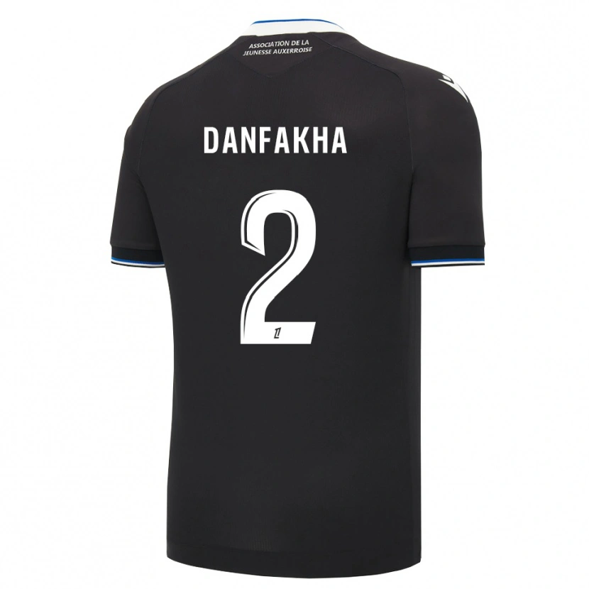 Danxen Kvinder Salimou Danfakha #2 Sort Blå Hvid Udebane Spillertrøjer 2026/27 Trøje T-Shirt