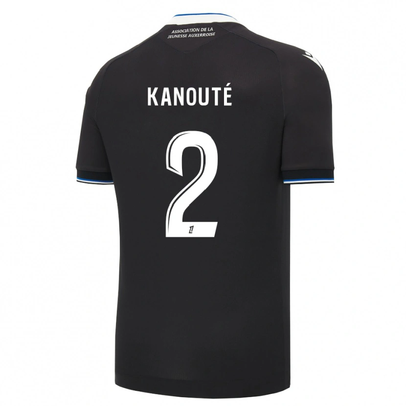 Danxen Kvinder Ibrahima Kanouté #2 Sort Blå Hvid Udebane Spillertrøjer 2026/27 Trøje T-Shirt
