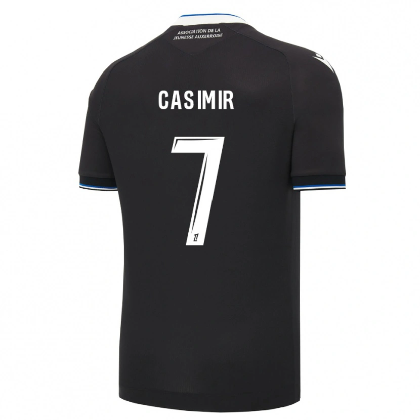 Danxen Kvinder Josué Casimir #7 Sort Blå Hvid Udebane Spillertrøjer 2026/27 Trøje T-Shirt